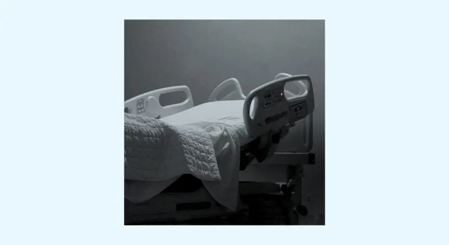 An empty hospital bed, a symbol of loss and unanswered questions. Does God forgive suicide? This image evokes the pain and uncertainty surrounding such a tragedy.