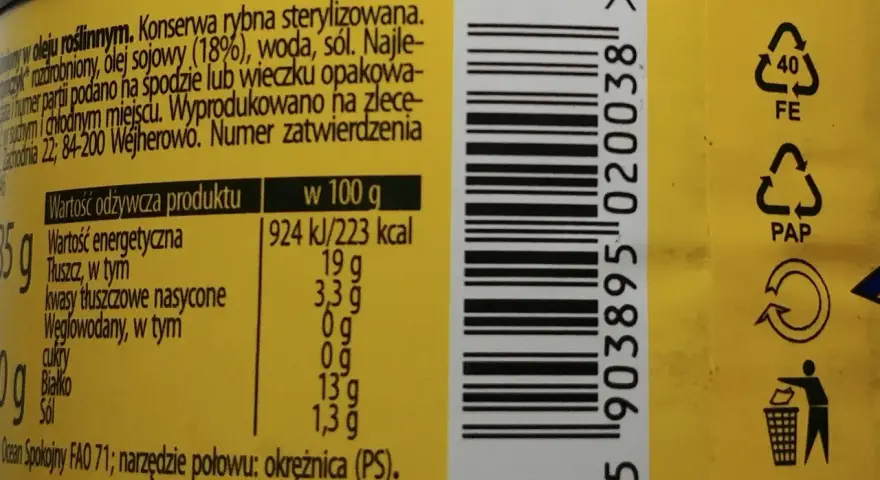 Ile kalorii ma tuńczyk w oleju roślinnym? Zaskakujące wartości!