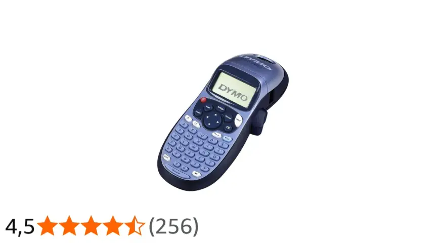 Etiquetadora Dymo LetraTag con teclado QWERTY y pantalla LCD. Ideal para organizar tu hogar o negocio.