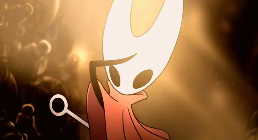 Hornet, protagonista de Silksong, lista para la acción. Una guía visual para tu aventura.