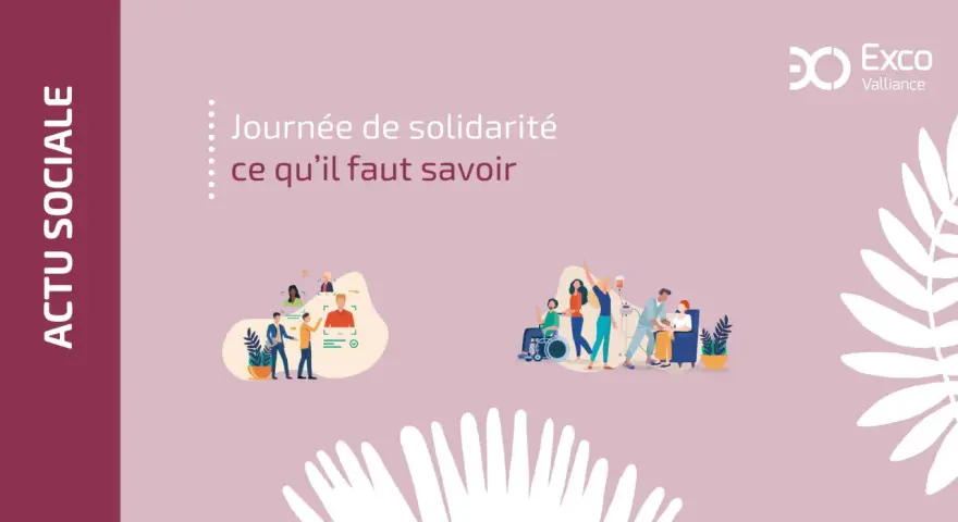 Illustration pour la jurisprudence Journée de solidarité, montrant des scènes de soutien et de soin.