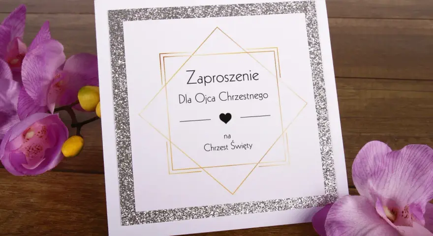 Jak wypisać zaproszenie na chrzest dla ojca chrzestnego z emocjami