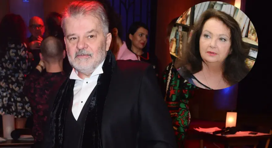 Krzysztof Globisz z pierwszą żoną, Anną.