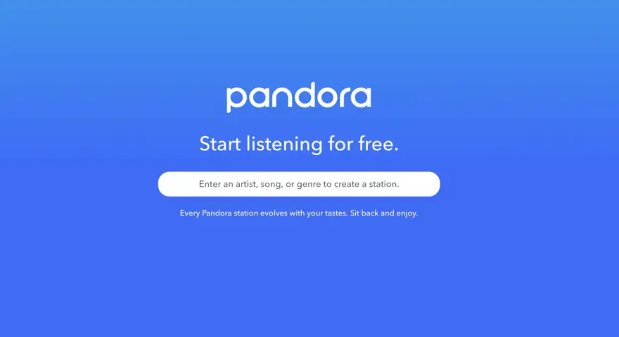 Pandora Streaming: Starten Sie kostenlos mit Musik. Geben Sie einen Künstler, Song oder Genre ein, um Ihre personalisierte Station zu erstellen.