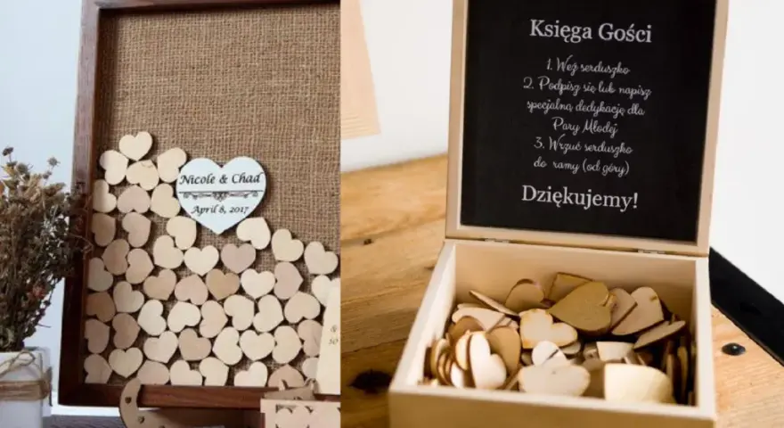 Ciekawe alternatywy zamiast księgi gości na weselu, które zachwycą