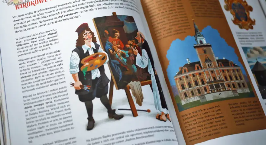Barokowe dzieła architektury i sztuki Dolnego Śląska. Malarz Michael Willmann tworzył wspaniałe obrazy.