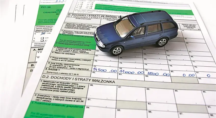 Rozliczenie podatkowe po sprzedaży auta: wypełnij formularz PIT, wpisując dochód ze sprzedaży pojazdu.