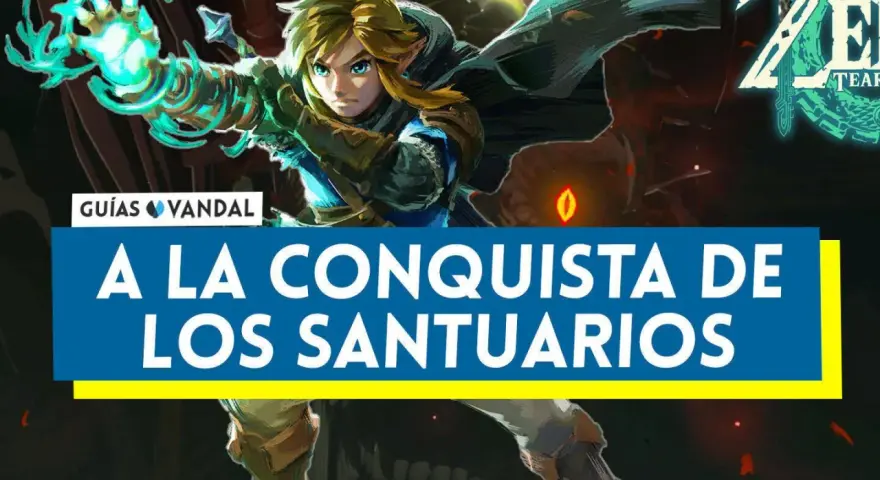 Link, con su brazo imbuido de energía, se prepara para conquistar los santuarios de Zelda: Tears of the Kingdom.
