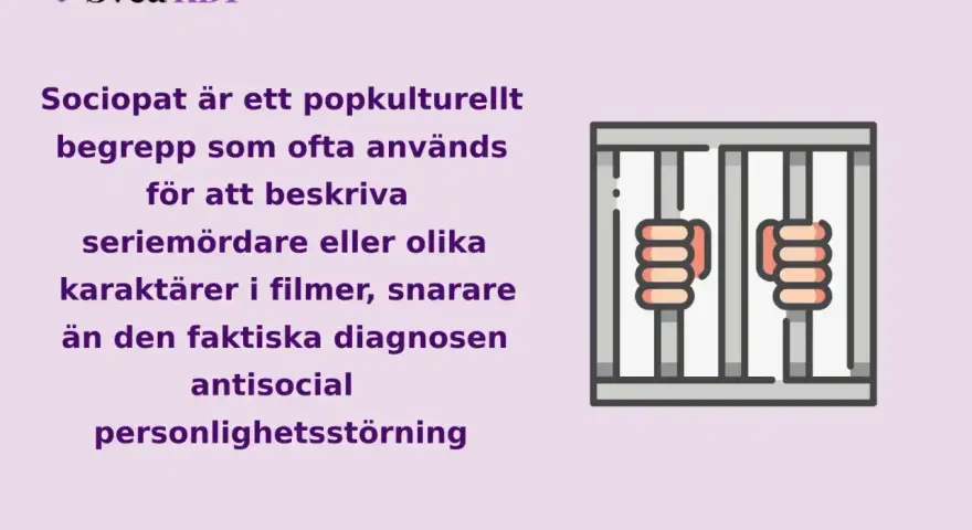 Text om sociopati som popkulturellt begrepp, inte diagnos. Bild på händer bakom galler, en metafor för att leva med en psykopat.