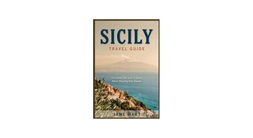 A travel guide to Sicily, featuring a coastal town with Mount Etna in the background. Plan your travel to Sicily with this comprehensive guide.