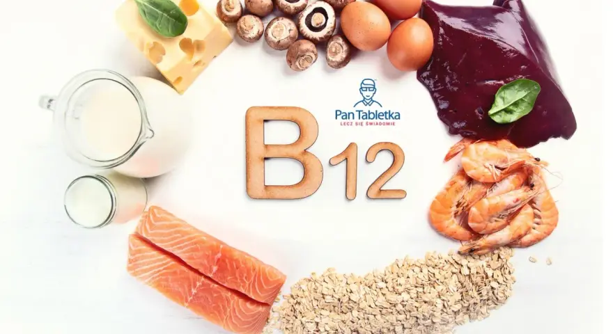 Witaj w świecie witaminy B12! Pomaga w produkcji czerwonych krwinek, wspiera układ nerwowy i metabolizm. Znajdziesz ją w rybach, jajach, mleku, serze, wątróbce i krewetkach.