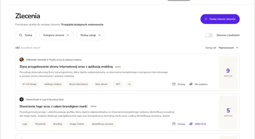 Szukasz inspiracji, jak zostać grafikiem? Na Workconnect znajdziesz zlecenia na projektowanie logo, stron internetowych i identyfikacji wizualnej.