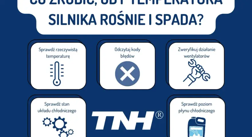 Gdy skacząca temperatura silnika jest problemem, sprawdź termometr, błędy, wentylatory, układ chłodzenia i poziom płynu.