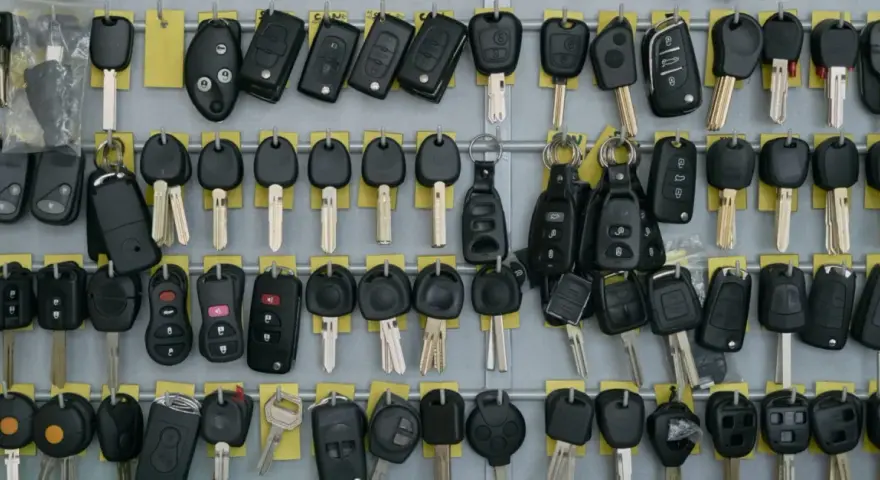 Un duplicado llave moto puede ser útil. Aquí hay muchas llaves de moto y coche colgadas.