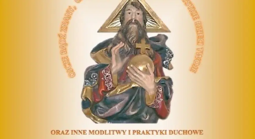Rzeźba Trójcy Świętej, symbolizująca modlitwę do Boga Ojca o pomoc w życiu.