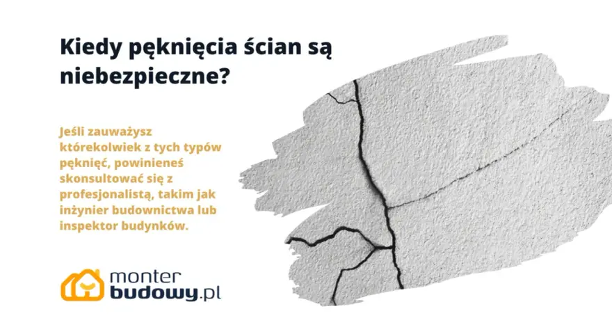 Pionowe pęknięcia ścian nośnych mogą być sygnałem ostrzegawczym. Warto skonsultować się z fachowcem, gdy zauważysz takie uszkodzenia.