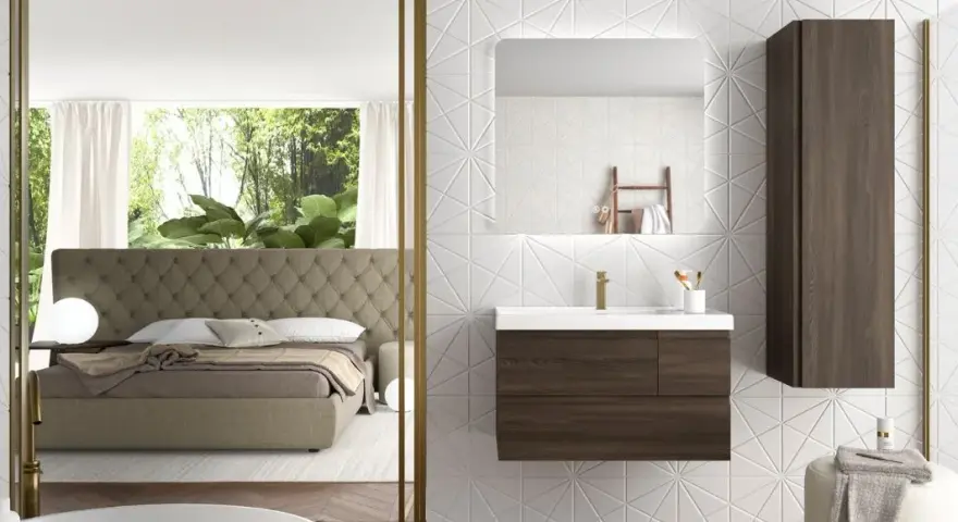 Dormitorio con baño en suite: guía para un oasis de diseño y confort