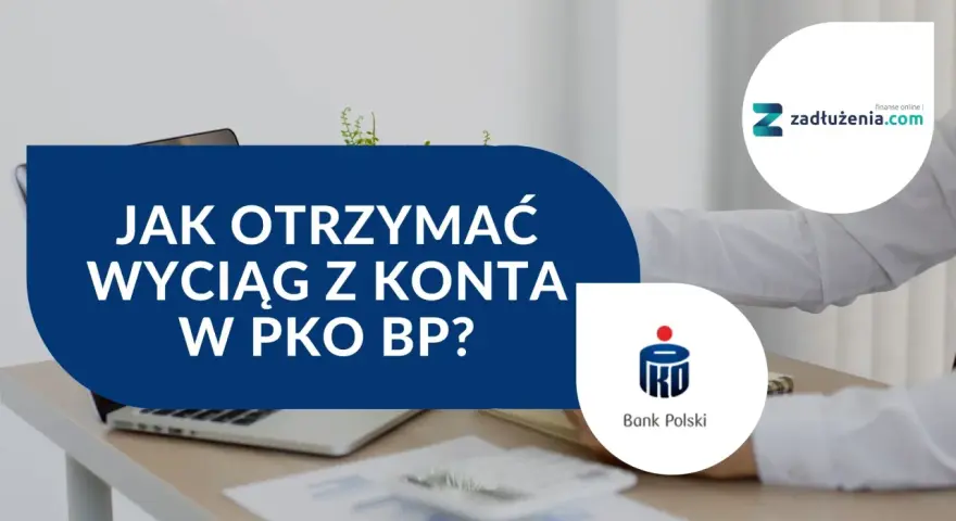 Jak pobrać wyciąg z konta ipko? Na zdjęciu widać biurko z laptopem, dokumentami i kalkulatorem.