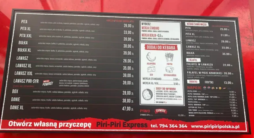 Piri Piri Kebab: Gdzie zjeść? Lokalizacje, menu, opinie i smak!
