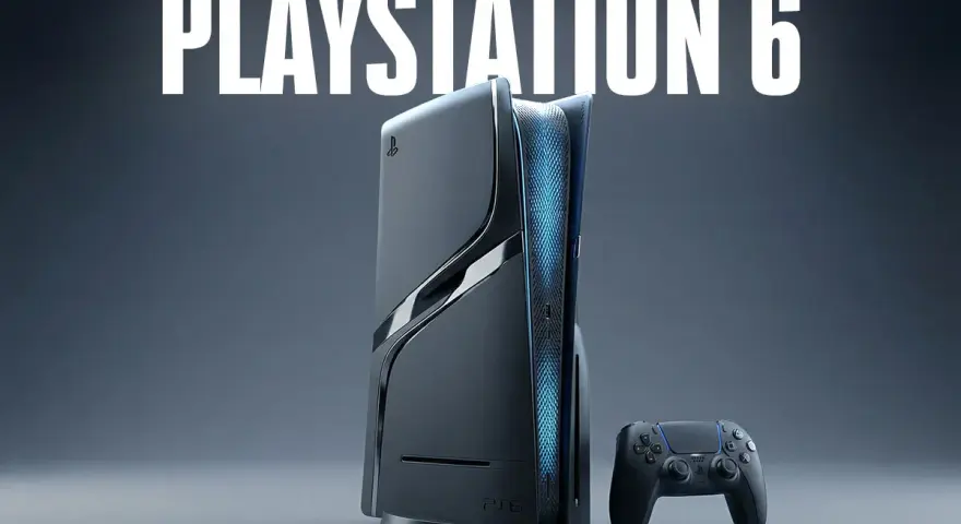 Koncepcja PlayStation 6 z kontrolerem. Premiera PS6 zapowiada nową erę gamingu.