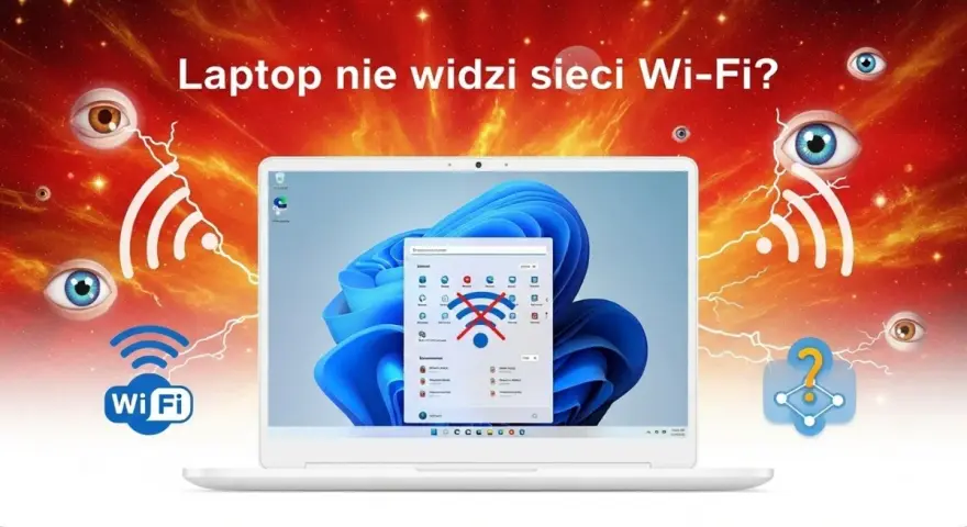 Laptop bez Wi-Fi? Szybko odzyskaj połączenie! Poradnik.