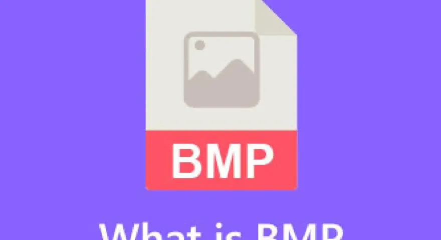 Ikona pliku graficznego w formacie BMP. Pod spodem napis "What is BMP".