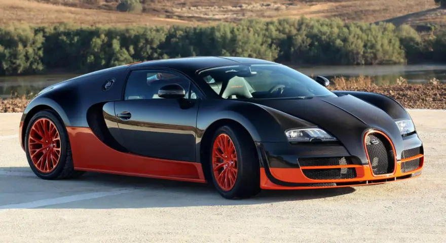 Bugatti Veyron ile ma koni? Odkryj moc, która zaskakuje!