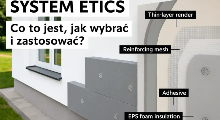 System ETICS: warstwy ocieplenia domu z EPS, siatką zbrojącą i tynkiem. Poznaj szczegóły montażu.