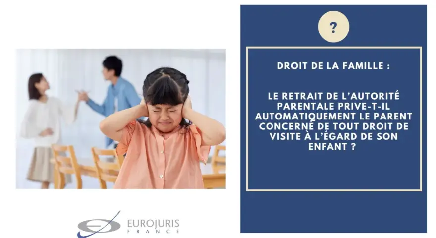 Enfant couvrant ses oreilles face à des parents en conflit. Le texte interroge sur le retrait de l'autorité parentale et la renonciation à ses droits parentaux et pension alimentaire.