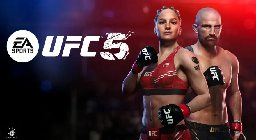 EA Sports UFC 5: dwójka zawodników UFC gotowa do walki. Poznaj co to UFC i poczuj adrenalinę!