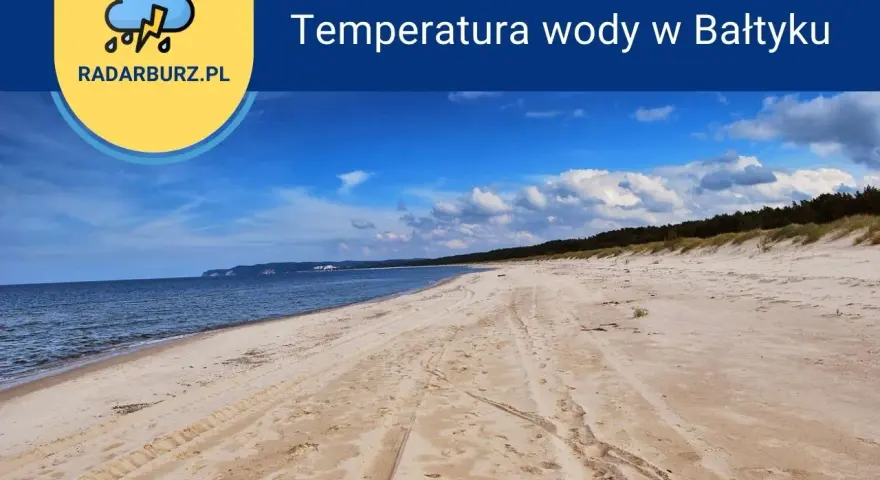 Bałtyk ile stopni? Sprawdź aktualną temperaturę wody w Polsce