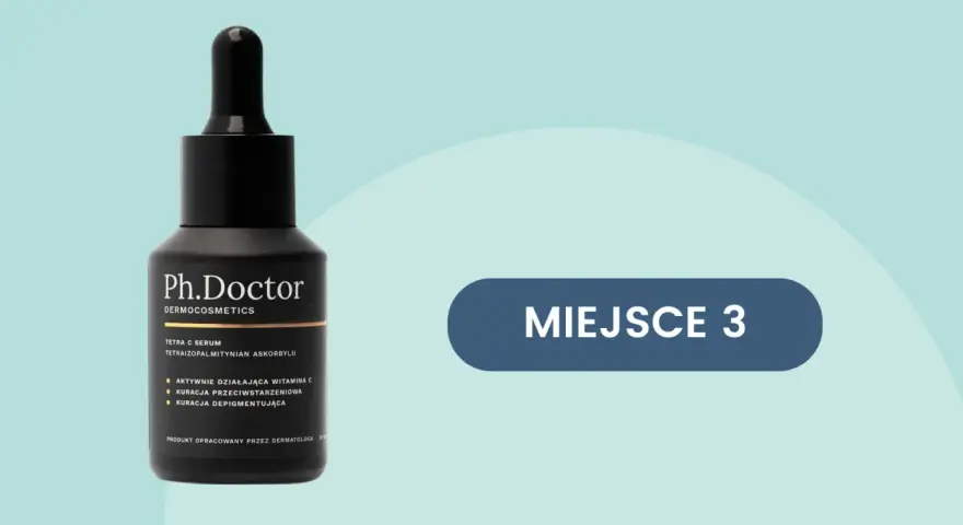 Czarna buteleczka serum z witaminą C Ph.Doctor. Czy serum z wit C można stosować latem? Tak, to serum jest idealne na lato.
