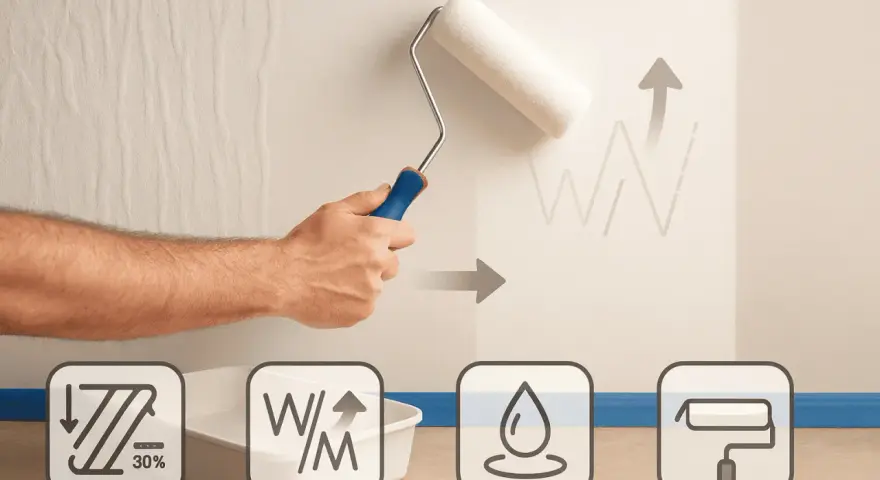 Aprende cómo eliminar marcas de rodillo al pintar. Sigue estos pasos para un acabado perfecto.