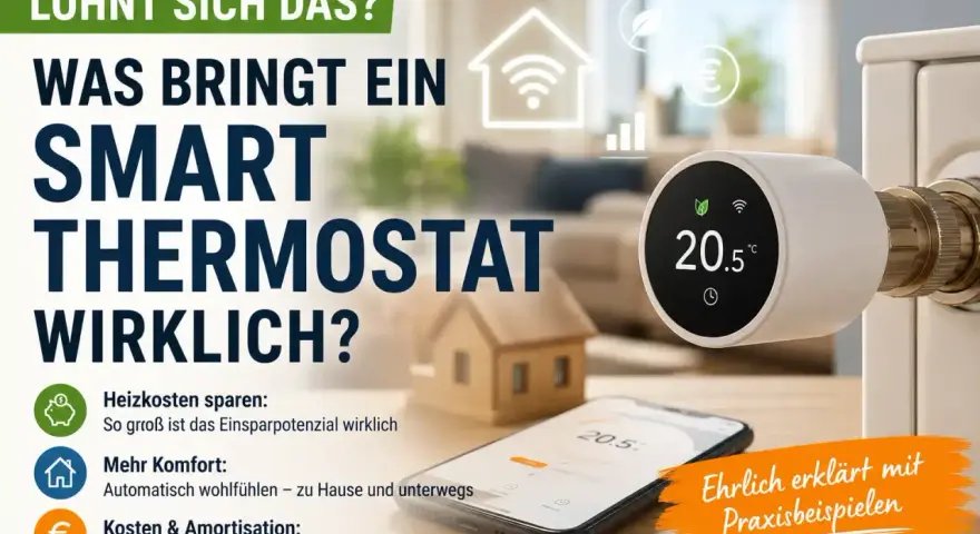 So machen Sie Ihre Heizung smart: Ein Smart Thermostat spart Kosten, erhöht den Komfort und ist mit Praxisbeispielen erklärt.