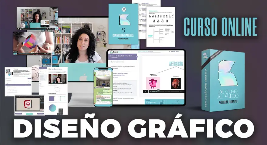 Curso online de diseño gráfico en España. Aprende desde cero a ser un diseñador gráfico profesional con este programa formativo.