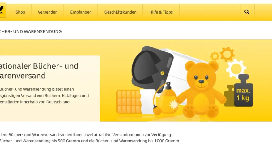 Illustration eines Teddybären, einer Parfümflasche und eines Pakets mit Gewichten.