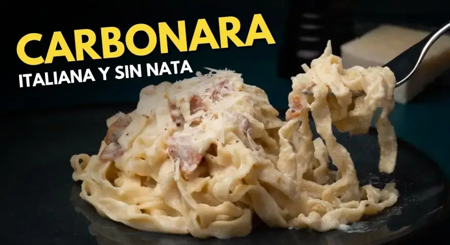 ¿Carbonara perfecta? La receta auténtica sin nata de Roma