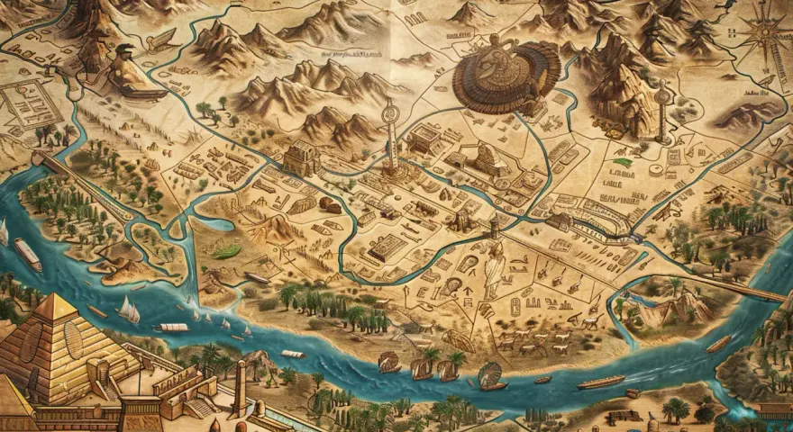 Assassins Creed Origins mapa: Odkryj sekrety starożytnego Egiptu