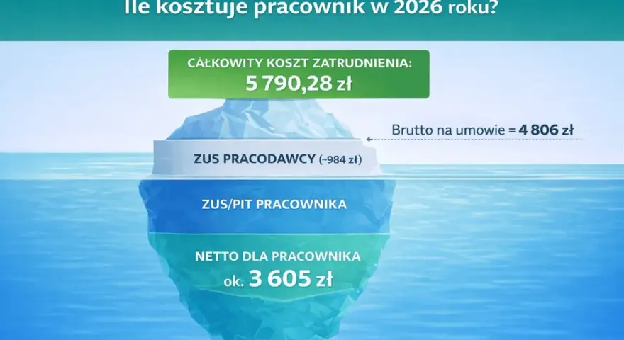 Ile kosztuje pracownik w 2026? Prawdziwe koszty pracodawcy