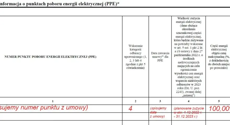 Niższe rachunki? Wypełnij oświadczenie o zamrożeniu cen energii