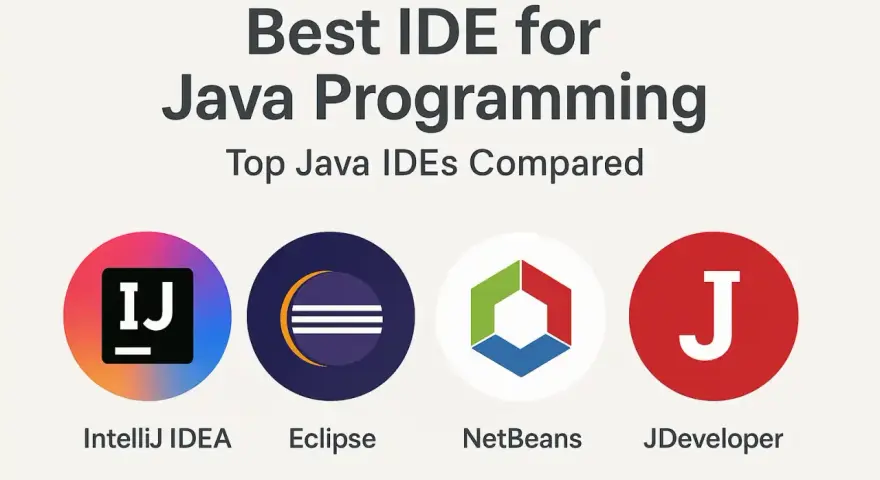 Vergleich der Top Java IDEs: IntelliJ IDEA, Eclipse, NetBeans und JDeveloper. Welches ist die beste Wahl für Java-Entwickler?