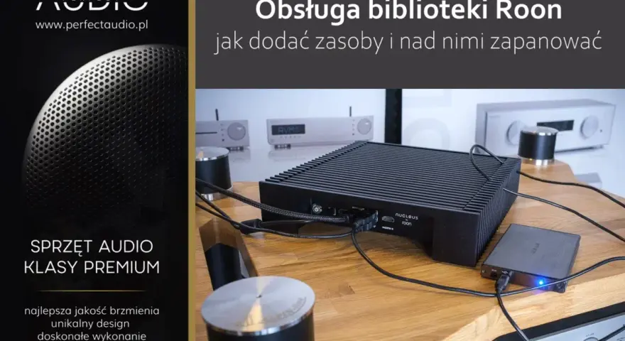 Sprzęt audio klasy premium, obsługa biblioteki Roon. Dowiedz się, co to jest dyskografia i jak zarządzać zasobami.
