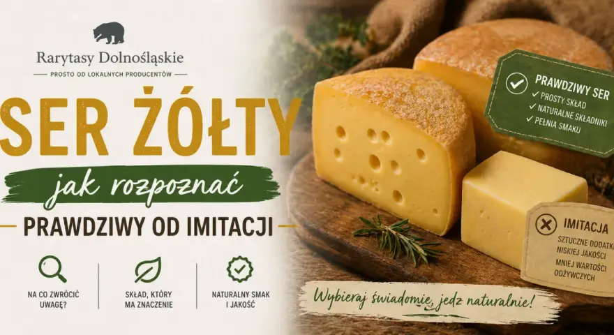 Ser żółty z prostym składem, naturalnymi składnikami i pełnią smaku. Wybieraj świadomie, jedz naturalnie!