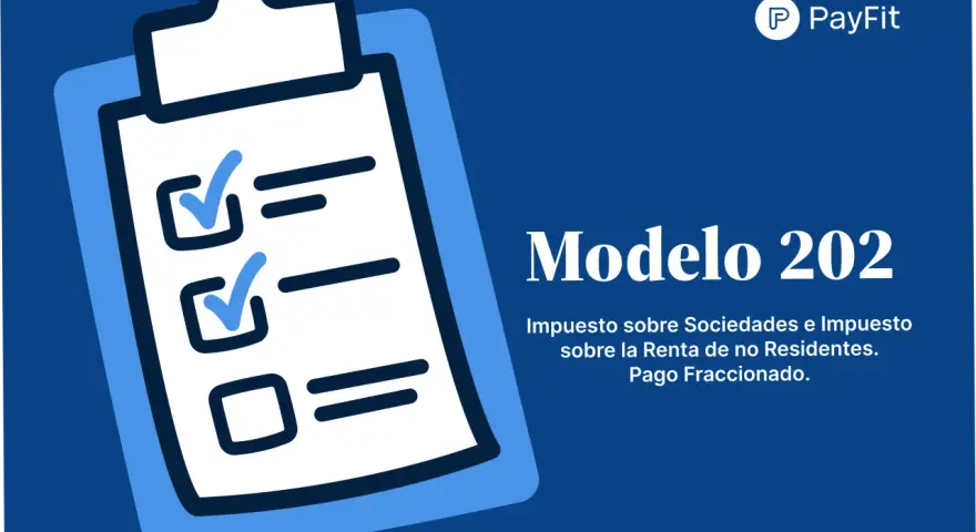 Lista de verificación con palomitas azules, lista para cuando se presenta el modelo 202.