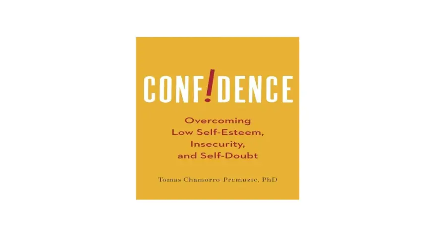 Book cover: "Confidence: Overcoming Low Self-Esteem, Insecurity, and Self-Doubt." A guide to conquering common insecurities and building self-assurance.