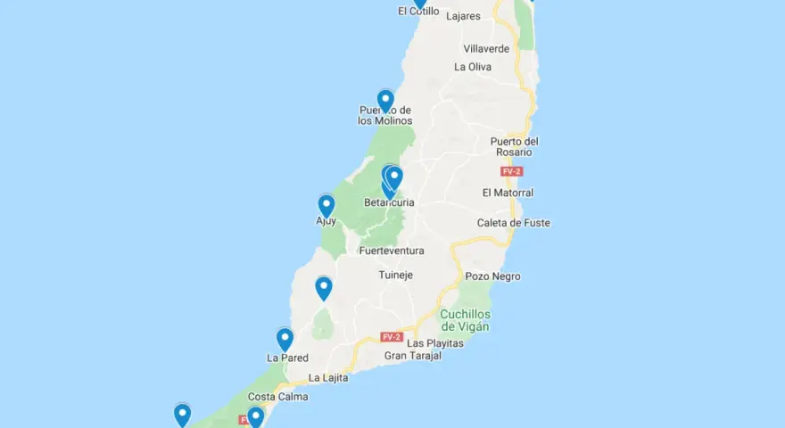 Fuerteventura: Mapa Atrakcji - Odkryj Wyspę Jak Lokalny
