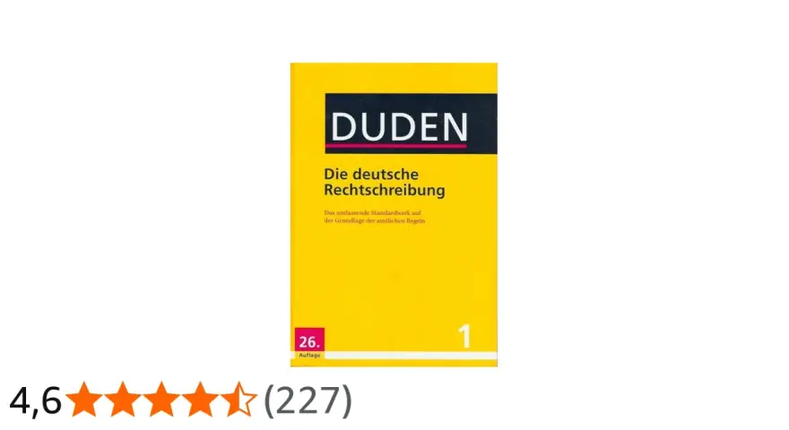 Der Duden "Die deutsche Rechtschreibung" hilft, die deutsche Sprache richtig zu kennen zu lernen.