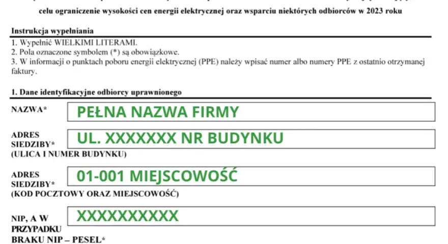 Cena maksymalna prądu: Wypełnij oświadczenie bezbłędnie i oszczędzaj