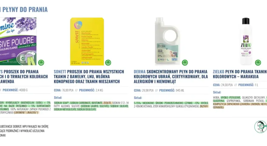 Proszek do prania dla niemowląt Derma – delikatny dla skóry, certyfikowany płyn do kolorów. Idealny dla alergików.