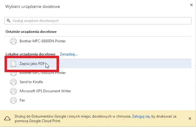 Jak zapisać stronę internetową w PDF - proste metody i narzędzia